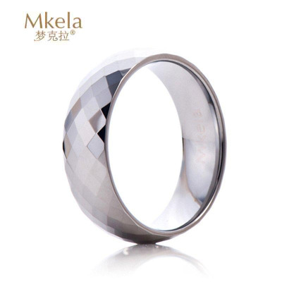 梦克拉Mkela 钨金戒指 心网 情侣