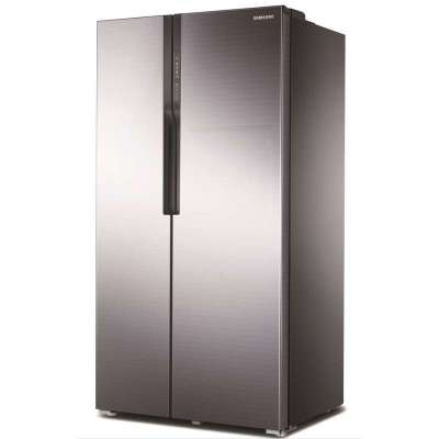 三星(SAMSUNG) RS552NRUA7E/SC 545升 对开门冰箱 双开门 风冷无霜 变频静音 梦幻银