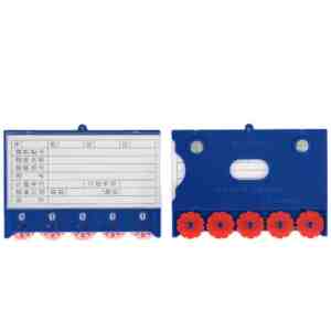 亿洛莱 双磁五轮料签 86*125mm 个