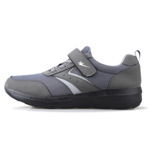 双星运动鞋四季男款中老年魔术贴健步鞋软底防滑耐磨妈妈鞋2066