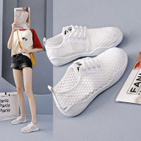 2026春季新款韩版透气飞织女鞋ins潮学生跑步运动鞋女休闲鞋
