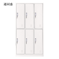 通同盛加厚六门钢制更衣柜文件柜铁皮柜矮柜资料密码带锁