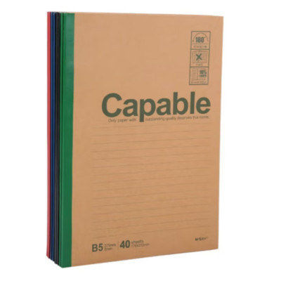 晨光(M&G)APYJP550 笔记本 Capable-B5无线装订本40页550-APYJP550 (8本/包) 2包