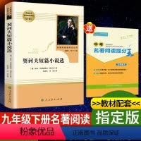 [正版]契诃夫短篇小说选小说集全集精选人教版青少年初中生下册九年级课外阅读书籍必读书目原著世界名著全译本契科夫人民教育