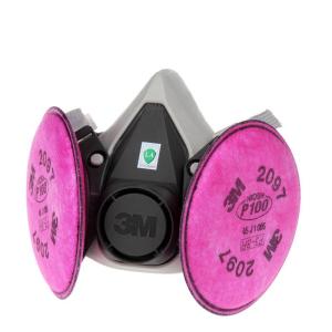 3M 6200防尘面具6100防颗粒物2091 2096 2097防酸性气味有机气体口罩