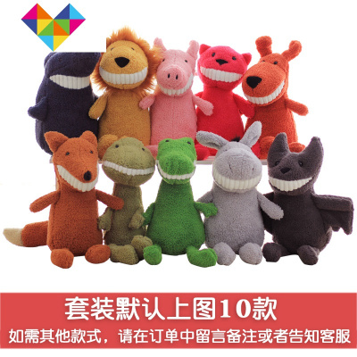 微笑大牙猪布娃娃公仔超丑萌小玩偶毛绒玩具可爱床上睡觉抱枕女孩御蓝锦