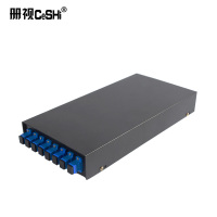 册视8口光纤终端盒8芯SC方口光缆熔纤盒8-SC台