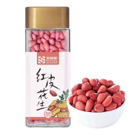 蒲臻善红皮花生杂粮粗粮拌凉菜花生米罐装380g