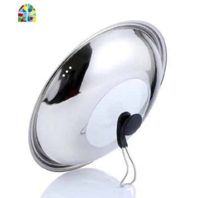 可立锅盖透明钢化不锈钢锅盖 炒菜蒸锅炒锅 家用盖锅盖不單售 FENGHOU 15英寸锅配贴标38CM盖查詢客服