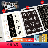 [正版]颜真卿多宝塔碑3册楷书字帖教程原碑原帖墨点颜体书法临摹字帖颜真卿书法楷体字帖视频教程软笔临帖碑帖笔画教学成人学