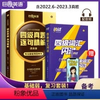 [正版]备考6月四级考试英语真题+四级词汇闪过巨微英语四级真题逐句精解四级词汇闪过英语四级资料历年真题试卷四级英语