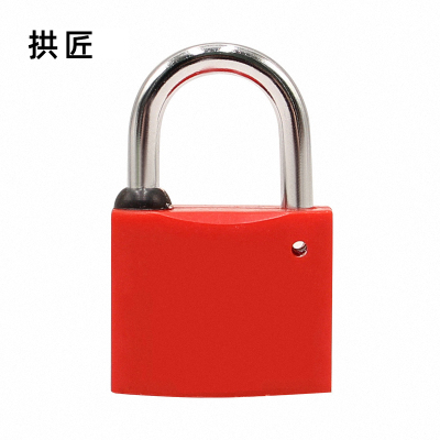 拱匠 GSG30-30 梅花锁芯塑钢通开挂锁 锁体宽度30mm 梁高30mm (计价单位:个)红色