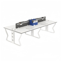 攸形四人办公桌240*120*75cm张