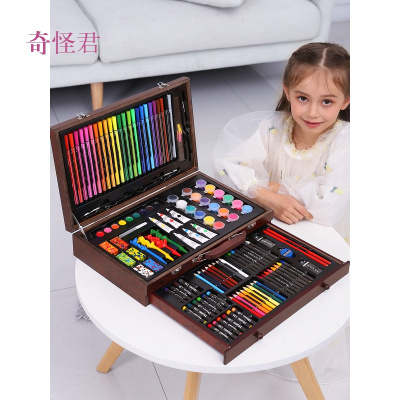 奇怪君画笔套装美术学生儿童画画工具小水彩笔绘画礼盒学习用品女孩