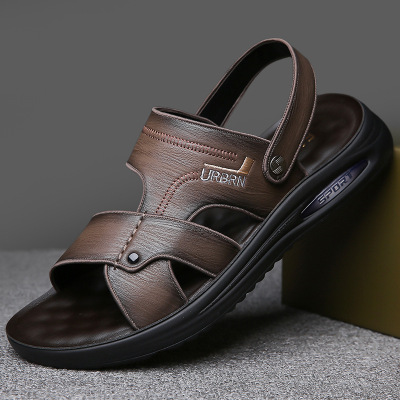 男士凉鞋男潮新款外穿耐磨沙滩鞋软底软面男式凉拖鞋直销_133