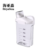 海亚森 M1C39 大号长柄壶盖杂粮罐收纳盒(计价单位:个)透明色