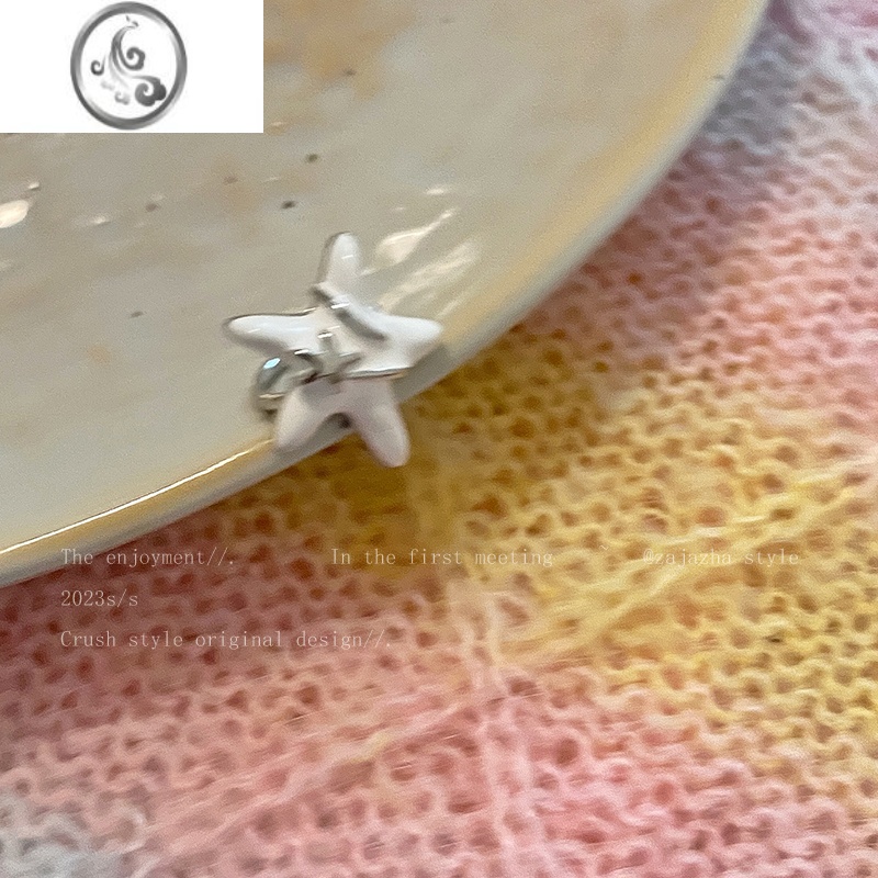 JiMi多巴胺女孩~彩色锆石无耳洞耳夹轻奢气质耳骨夹小众设计感耳饰品