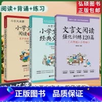 文言文120篇小升初+小古文启蒙+文言文启蒙[3本套] 小学通用 [正版]文言文阅读强化训练120篇六年级小升初小学语文