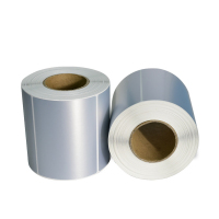 植巾 JT720 高分子热转印宽胶贴纸 标签胶贴 1.00 卷/盒 (计价单位:盒) 银色