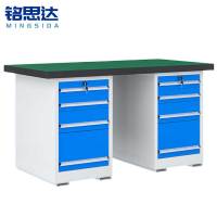 铭思达重型钳工操作台1.5米双四抽张
