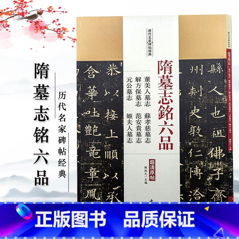 [正版]隋墓志铭六品董美人墓志 苏孝慈墓志 解方保墓志 范安贵墓志 元公墓志 姬夫人墓志图书书籍中国书店出版社