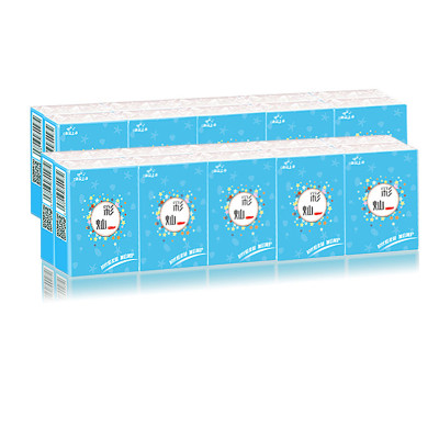 彩灿（CAICAN）手帕纸原浆纸巾手纸餐巾纸面巾纸卫生纸10包装