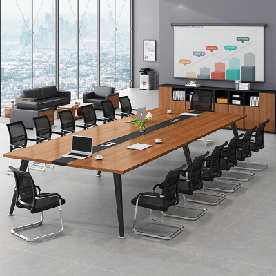 会议桌椅长桌小型洽谈培训办公桌简约现代工作台