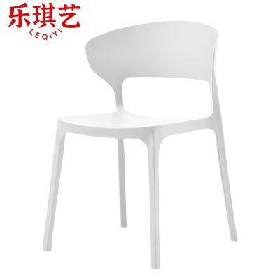 乐琪艺 塑料椅 白色 52*53*76.5cm 把