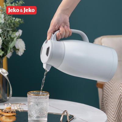JEKO&JEKO 不锈钢304保温壶家用保暖水壶热水瓶暖壶学生宿舍办公室茶壶大容量便携茶瓶1.6L