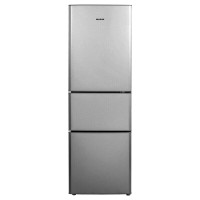 美菱(MeiLing)冰箱210升三门三温区冰箱独立软冷冻节能低音冰箱BCD-210L3CJC银色