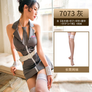 霏慕(Fee et moi)麻辣性感露背开档情趣内衣女式情趣睡衣内裤丁字裤透明吊带制服连身渔免脱网袜成人情趣用品
