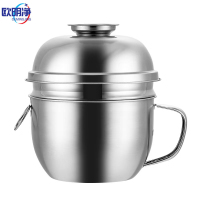 304不锈钢加厚快餐杯便当饭缸饭盒套装 双层 个