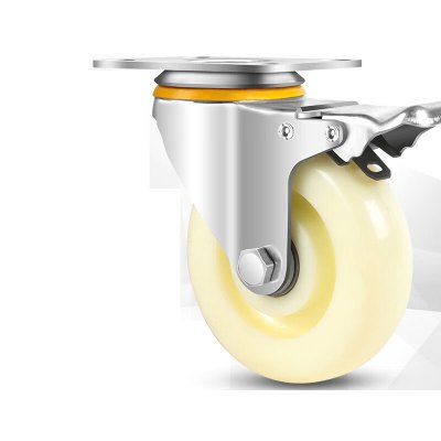 鑫睿辉 尼龙刹车轮 4寸 个