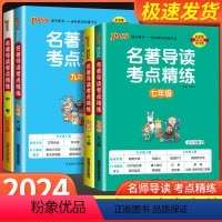 7年级 初中通用 [正版]2024名著导读考点精练初中经典常谈七八九年级 名著导读与考点中考总复习资料中外文学名著语文阅