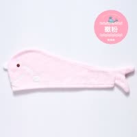 干发帽女吸水包头巾洗头发的速干毛巾抖音可爱韩国干发巾 三维工匠 浅紫1个装[加厚吸水款]