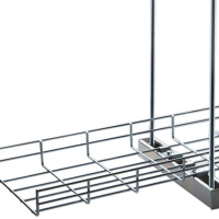 中锦科技 网络桥架 开放式弱电综合布线槽 [304不锈钢]100×100×4mm(宽×高×丝径)米