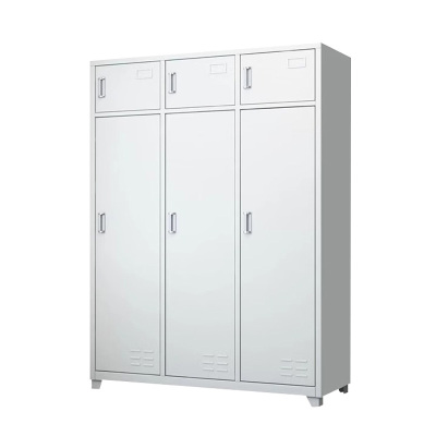 铭威盾钢制衣柜存储柜三门内务柜