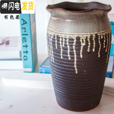 三维工匠多肉花盆透气多肉植物紫砂兰花庭院月季陶瓷特大陶罐法师花盆 ZSHP1546 特大花盆容器