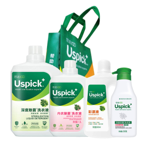悠选(Uspick+)内衣除菌洗衣液套装4.9kg深度除菌洗衣液内衣洗衣液漂渍液