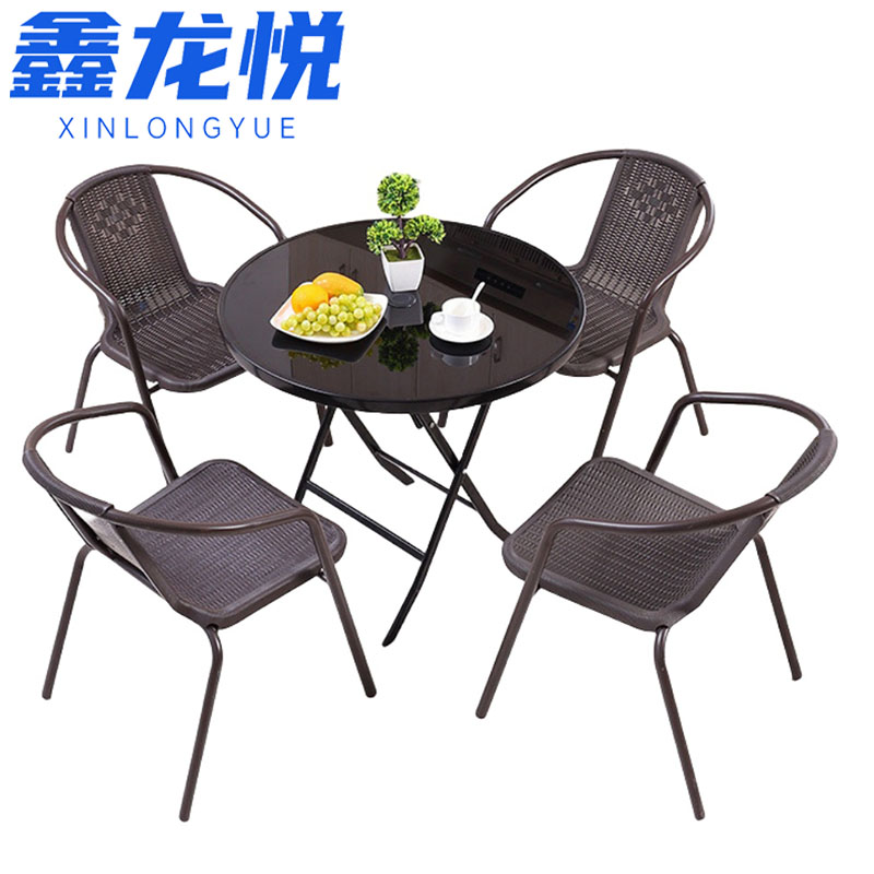 鑫龙悦阳台桌椅 折叠桌 套