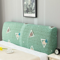 床头套罩全包北欧风格萬能通用防尘软包木床头靠背保护可拆洗 菠萝派对() 1.2米(适合1.1-1.4米床头使用)