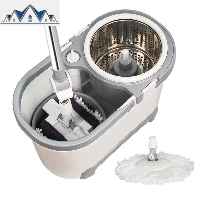 旋转拖把免手洗平板甩干墩布干湿两用懒人拖布地拖桶拖布桶 三维工匠