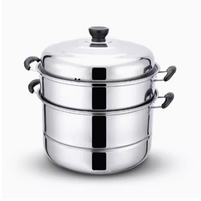 志合欣语 不锈钢蒸锅 三层 个