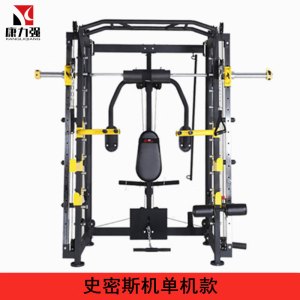 康力强KLQ-6017史密斯机多功能飞鸟卧推举重龙门架力量健身训练器械史密斯机单机款