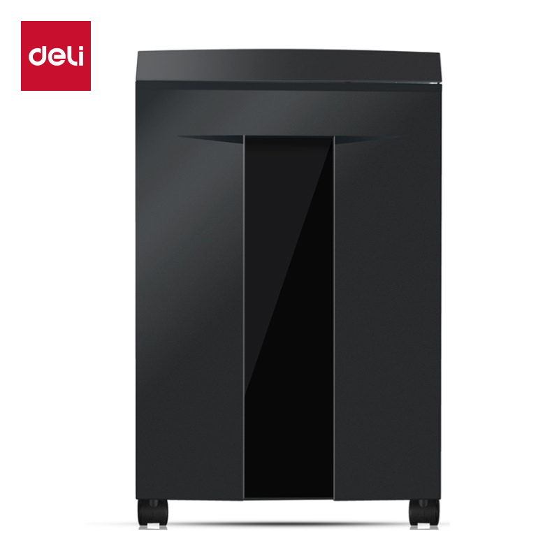 得力(deli)GA765碎纸机 单次碎10张连碎60分钟30L 0.9*4.8mm 可碎卡碎光盘