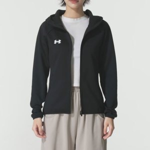 安德玛(Under Armour)女装 新款健身休闲时尚潮流舒适连帽运动夹克23600402-009 ZP