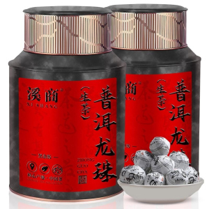 易武普洱生茶班章薄荷糖云南普洱茶龙珠小沱茶勐海普洱茶罐装500g
