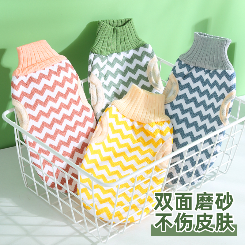 [补贴10%]搓澡巾女士专用强力搓泥去污神器加厚双面成人男洗澡家用搓背手套