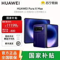[国补需当面激活]华为(HUAWEI ) Pura X Max 12GB 512GB 星际蓝 双面阔型屏 AI灵感妙创 小艺伴随式AI 华为大阔折叠手机