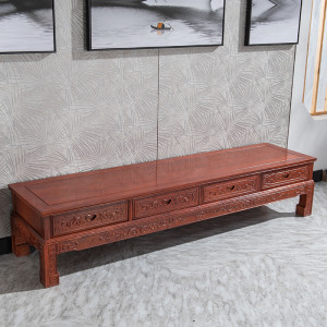 电视柜实木红木家具花梨木新中式茶几组合家用小户型背景墙装饰柜